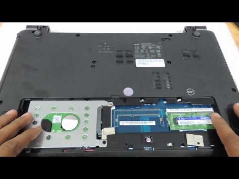 Acer Aspire e1 510 570 571 572 how to upgrade ram memory and harddrive easy diy