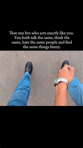 𓄂ᴋᴜÑᴀʟ on Instagram: "That one bro who's basically your mirror . . . . #brocode #bestfriends #brother"