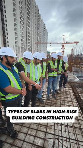 Apaha - Civil Engineering Training Institute on Instagram: "🌈 TYPES OF SLABS IN BUILDING CONSTRUCTION (Every Civil Engineer Should Know) 1️⃣ One-Way Slab Load carried mainly in one direction. 2️⃣ Two-Way Slab Load distributed in both directions. 3️⃣ Flat Slab Directly supported on columns, no beams. 4️⃣ Flat Plate Slab Flat slab without drop or column capital. 5️⃣ Conventional RCC Slab Slab supported on beams (most common). 6️⃣ Post-Tensioned (PT) Slab Cables stressed after concreting. 7️⃣ Pre-