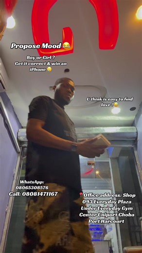 E no easy to find love oo 😂🤣 Get the person I’m proposing to and win an iPhone 😝 Remember we’re ur surest plug 🔌 Always shop from us & refer us to ur friends and families ❤️ WhatsApp:08065308576 Call: 08081471167