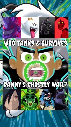 MidnightDre on Instagram: "Who can survive the ghostly wail from Danny Phantom?! #anime #vs #dannyphantom"