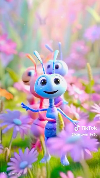 Cute ants 🐜 dancing #ai #fyp #animation #cartoon #3d