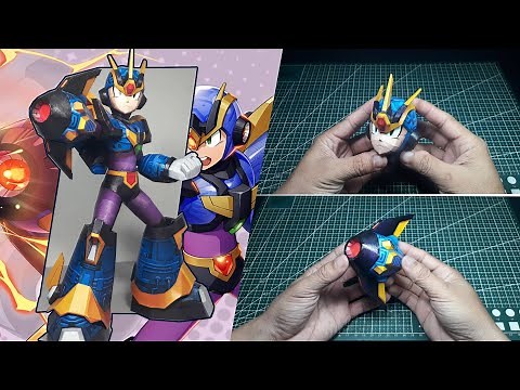 Megaman Figures Making | Megaman X Ultimate Armor | Papercraft