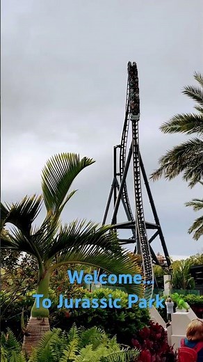 VelociCoaster at Jurassic Park inside Universal Studios Islands of Adventure in Orlando