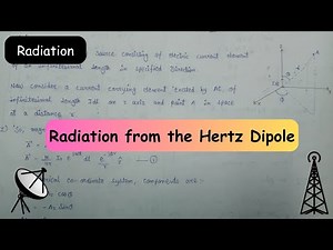 Radiation from the Hertz dipole | Radiation | Radiation from the Hertzian dipole