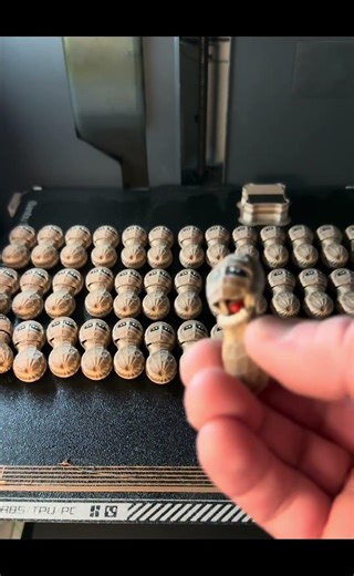 Peanut 3d print files now available on Patreon #3dprinted #peanuts #nuts