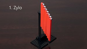 7 Kinetic LEGO sculptures.