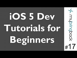 Learn Xcode 4.3 Tutorial iOS iPad iPhone 1.17 UIToolbar pt1