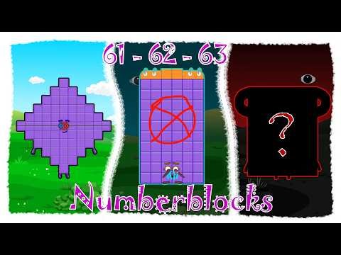 My Sprunki OC: 61, 62 and 63 (Remake) | From Numberblocks #sprunki #numberblocks #incredibox