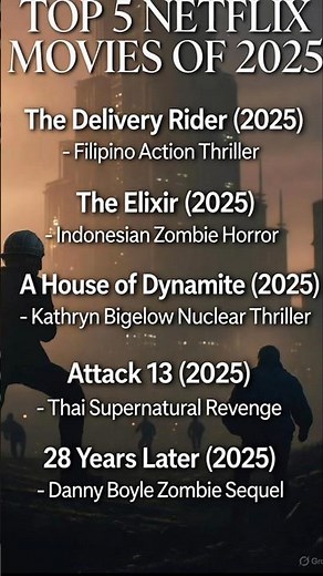 Netflix Top 5 Trending Movies 2025 – Trailers, Posters & Breakdown!