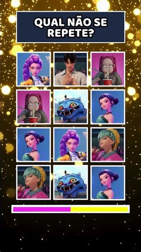 ✨ Qual personagem não se repete? | Huntr/x e Saja Boys 💜🎶