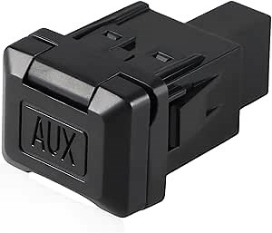 Aux Port Audio Input Jack Auxiliary Input Adapter Compatible with Honda CR-V 2009-2011 Civic 2006-2011 Replace#: 39112-SMA-003 39112-SNA-A01