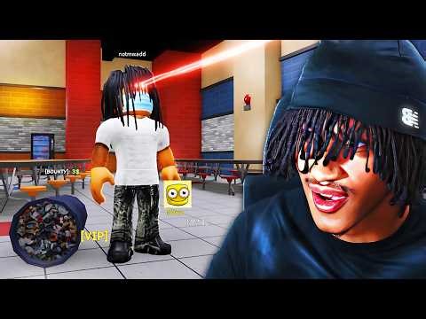 I Got LAZER EYES in Roblox Fight In A School
