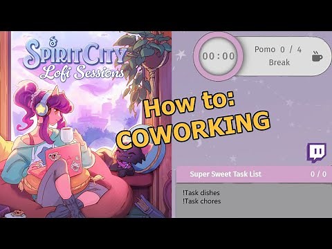 How to set-up a Coworking stream on Twitch
