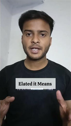 What is the meaning of "Elated" learn english with celebrity #english #celebrityenglish#english