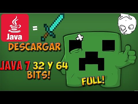 DESCARGAR JAVA 7 32 Y 64 BITS PARA WINDOWS 7, 8 Y 10, PARA PODER JUGAR MINECRAFT CON MODS 2022!!