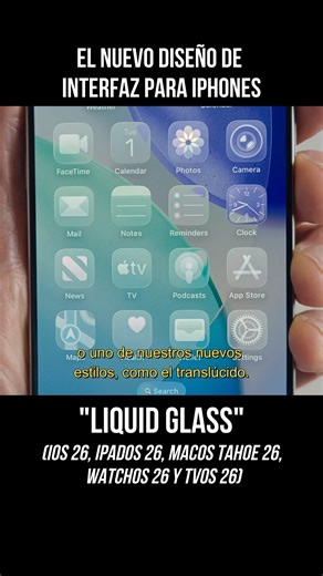 Apple reveló "Liquid Glass", su nuevo estilo de interfaz adaptable que hace muy fluida y natural sus funcionalidades 📱🍎 | Phillip Chu Joy