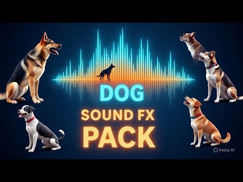 Ultimate Dog Sound Effects Pack – 130+ Realistic Barks, Growls, Howls & More