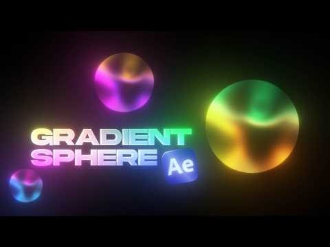 I Made a Glowing Liquid Sphere in After Effects (No Plugins Needed)