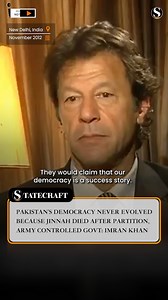 In a 2012 interview with NDTV, former Pakistani PM Imran Khan offered a candid and introspective assessment of Pakistan’s troubled democratic journey, contrasting it with India’s relatively stable political evolution. Acknowledging a frequent claim made by Indian politicians — that India’s democracy is a success story compared to Pakistan — Khan admitted that there is an "unfortunate" kernel of truth in this comparison. Khan explained that Pakistan’s democratic system never had the chance to pro