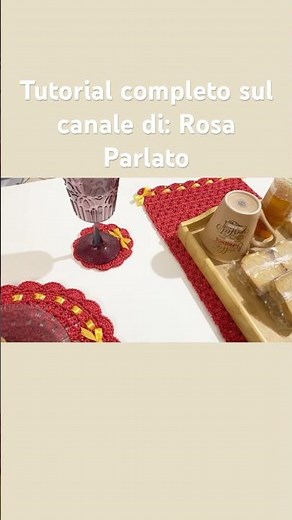 Tutorial runner uncinetto per abbellire la tua tavola #crochet #uncinetto #rosaparlato