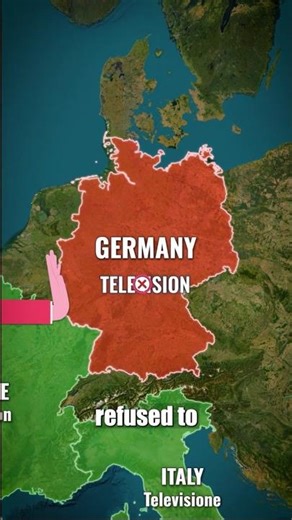 Why Germans REFUSE to say Television 🚫🇩🇪 #shorts #geography #languages #germanlanguage #funfacts