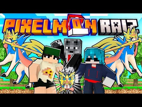 ZACIAN... THE FIRST LEGENDARY PIXELMON IN THE ORIGINAL PIXELMON CLASSIC IS MINE IN MINECRAFT