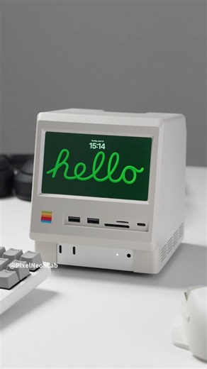 This dock turns a Mac mini into a Macintosh.