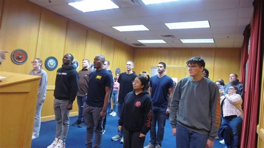 First Oath of Enlistment Ceremony, Indy MEPS, 1000 HRS, 20 January, 2026 | Indianapolis MEPS, 6th Battalion, U.S. Military Entrance Processing Command