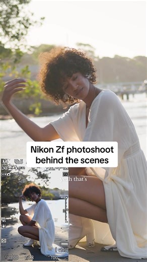 Behind the Scenes Nikon Zf Photoshoot with Ocean View