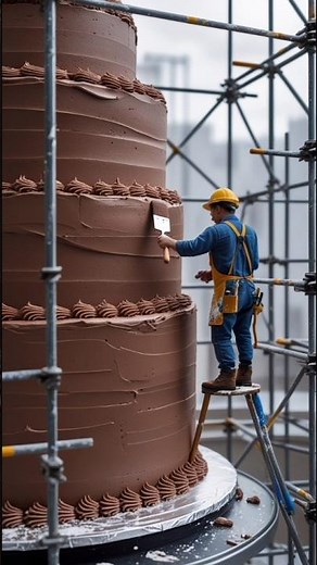 Building a Giant Cake Like a Skyscraper! | Hyper-Realistic Cake Construction