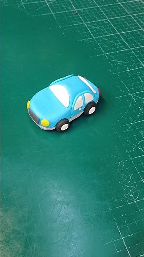 How to make fondant car / car cake / cake topper #car #fondant #carcake #disneycars #fondantcake