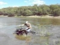 Брод на Suzuki Ozark 250