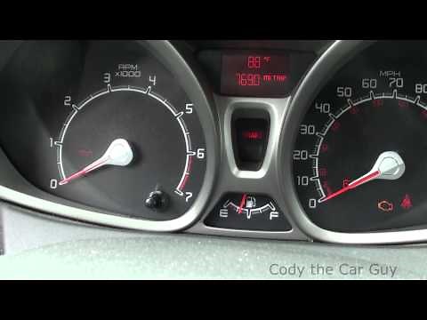 How to reset your service engine and oil light ford fiesta
