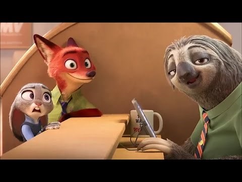 Zootopia/Zootropolis - Sloth scene (Eu Portuguese)