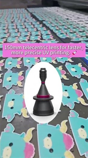150mm Telecentric Lens + 4K Line Scan CCD — UV Print on Bare Metal