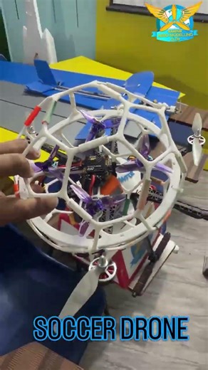 Soccer Drone #kanpuraeromodellingclub #kanpur #robot #drone