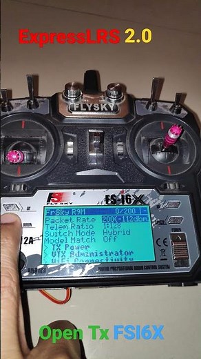 ExpressLRS 2.0 Flysky FSI6X Open Tx