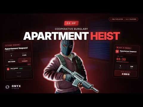 [FIVEM] Burglary Script - Cooperative Heists (Solo & Multiplayer) | ONYX Studio