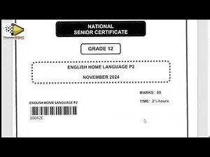 Copy of P.2 MEMO ENGLISH HOME LANGUAGE 2024 GRADE 12 2024 FINAL EXAMS NOVEMBER MEMO: THUNDEREDUC