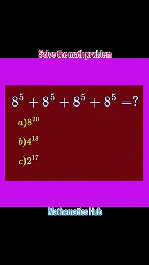 4.9K views · 40 reactions | Solve the math problem #mathprobpem #viralreels #viral #maths #solve #simplify | Mathematics Hub | Facebook
