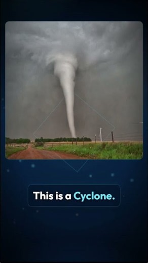 Cyclone vs Hurricane What's the Difference #short