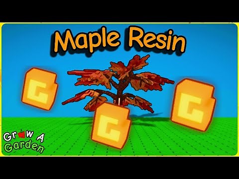 How to Get Maple Resin in Grow a Garden (Full Guide + Showcase)