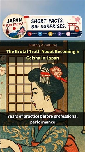 [Japan Facts] The Brutal Truth About Becoming a Geisha in Japan