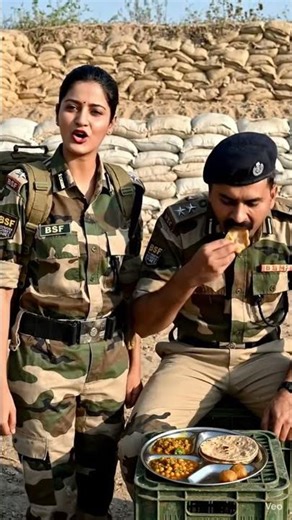 BSF board पर खाना खा रहा हैं #army #comedy #reels #dance #motivation #upsc #viralvideo #ai #shorts👍👌