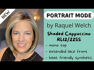PORTRAIT MODE by Raquel Welch in RL12/22SS, Shaded Cappuccino, wig review & color details
