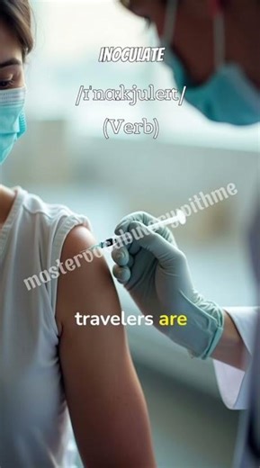 Day 24.11.2025: Master Vocabulary with Me "Inoculate" #mastervocabularywithme