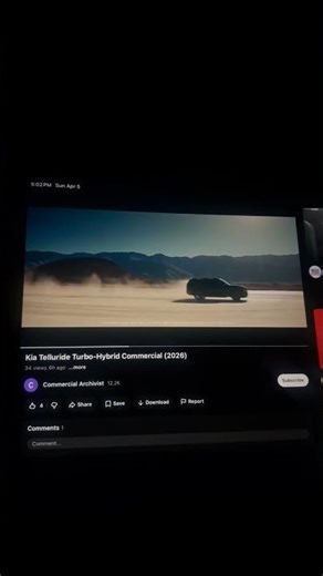 Kia telluride turbo hybrid tv commercial 2026