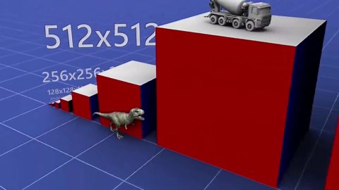 32768阶魔方有多大？当你开电脑视频后才知道！原来会有这么大！