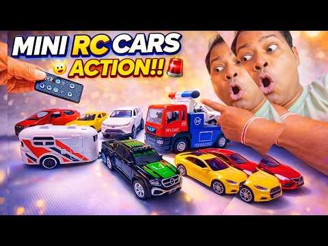 REAL POWER TEST 🔥 Mini RC Car vs Big Diecast Cars | Alphard, Fortuner & Ferrari Challenge